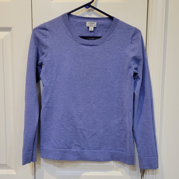 J. Crew Sweaters - J.Crew Teddie Cornflower Blue Sweater 1M2